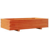 Vidaxx jardinière 110x60x26,5 cm bois de pin massif, marron lavé