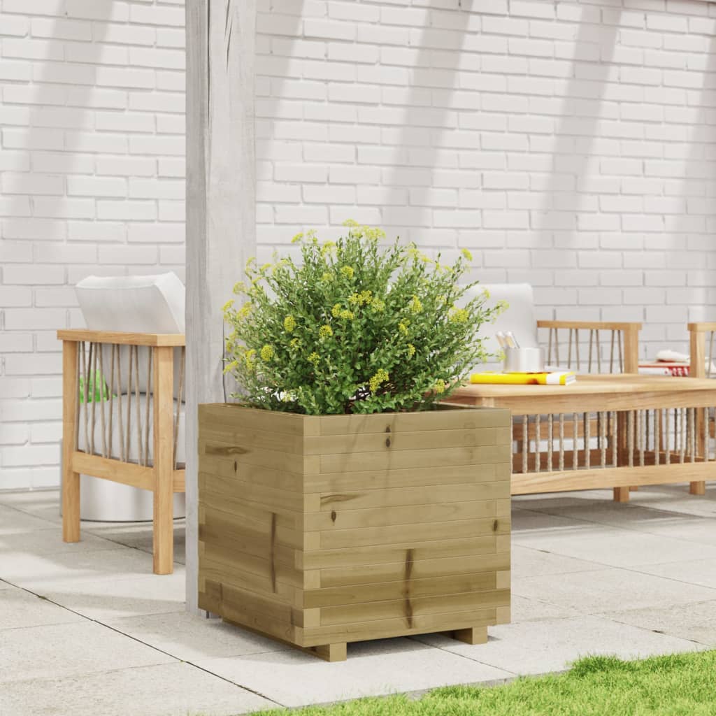Jardinière Vidaxx 50x50x49,5 cm bois de pin imprégné