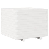Vidaxx jardinière 60x60x49,5 cm bois de pin massif blanc