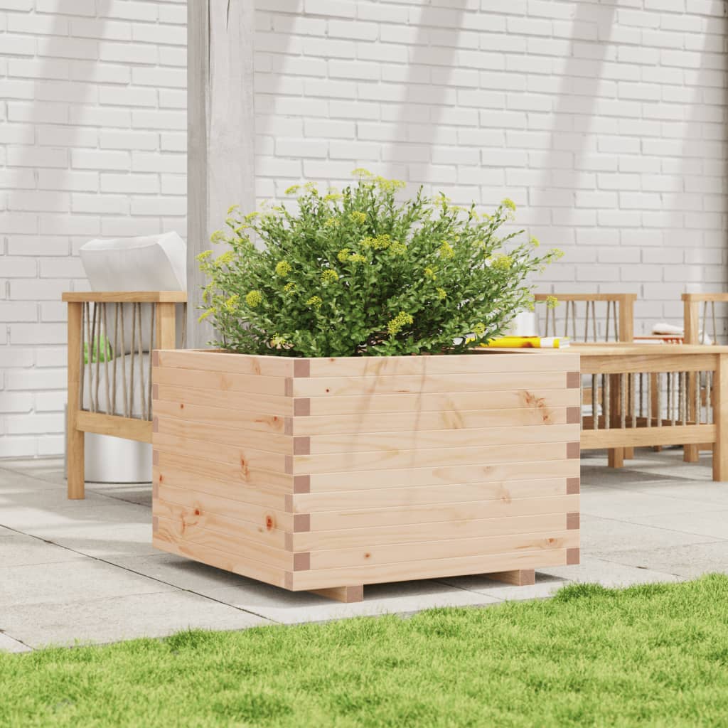 Jardinière Vidaxx 70x70x49,5 cm bois de pin massif