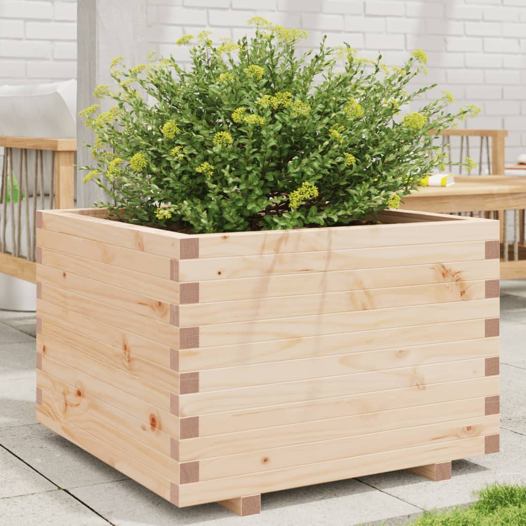 Jardinière Vidaxx 70x70x49,5 cm bois de pin massif