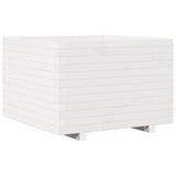 Vidaxx jardinière 70x70x49,5 cm bois de pin massif blanc