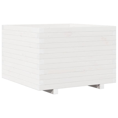 Vidaxx jardinière 70x70x49,5 cm bois de pin massif blanc