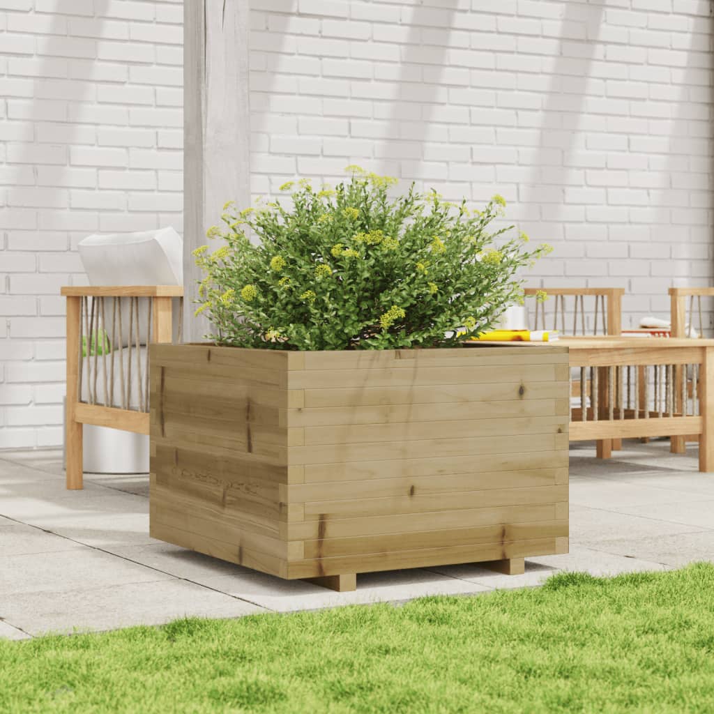 Jardinière Vidaxx 70x70x49,5 cm bois de pin imprégné