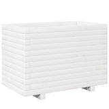 Vidaxx jardinière 70x40x49,5 cm bois de pin massif blanc