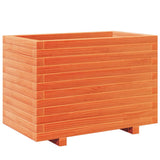Vidaxx jardinière 70x40x49,5 cm bois de pin massif, marron lavé