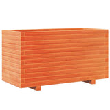 Vidaxx jardinière 90x40x49,5 cm bois de pin massif, marron lavé