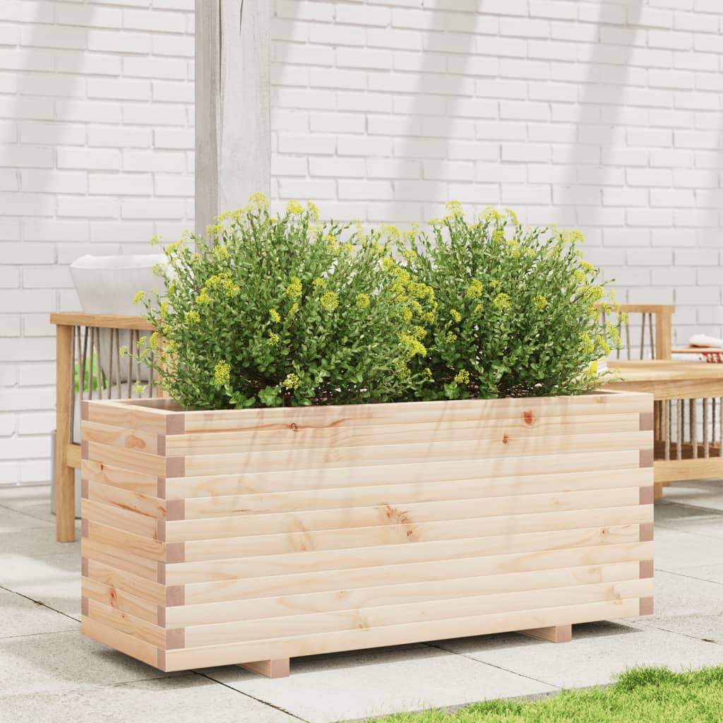 Jardinière Vidaxx 110x40x49,5 cm bois de pin massif