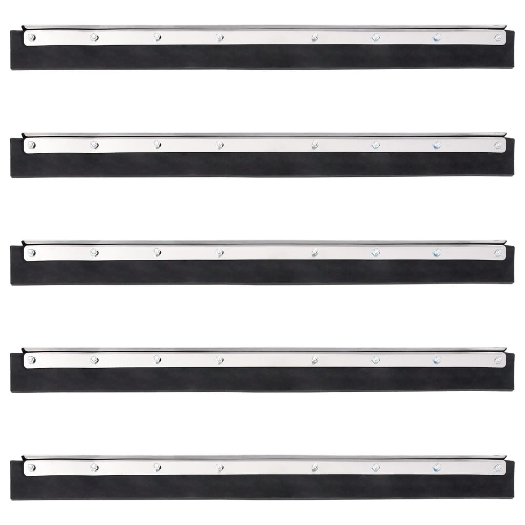 Vidaxx têtes d'essuie-glace 5 pcs 55x2x5 cm acier et caoutchouc