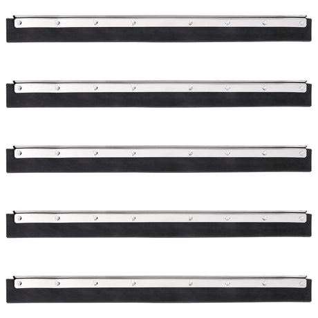 Vidaxx têtes d'essuie-glace 5 pcs 60,5x2x5 cm acier et caoutchouc