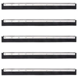 Vidaxx têtes d'essuie-glace 5 pcs 75x2x5 cm acier et caoutchouc