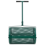 Vidaxx épandeur de compost 75l ø40x60 cm acier vert