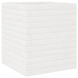 VidaXL Jardinière 40x40x46 cm bois de pin massif blanc