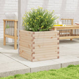VidaXL Jardinière 50x50x46 cm bois de pin massif