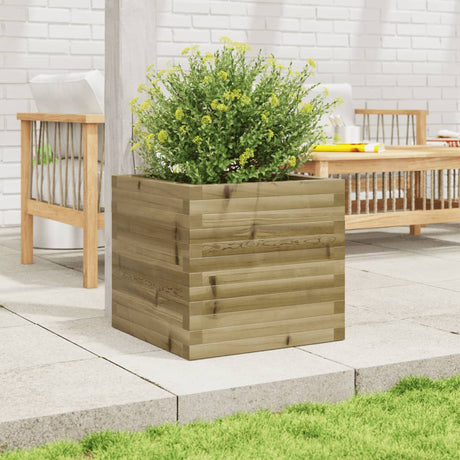 VidaXL Jardinière 50x50x46 cm bois de pin imprégné