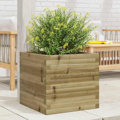 VidaXL Jardinière 50x50x46 cm bois de pin imprégné