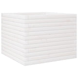VidaXL Jardinière 60x60x46 cm bois de pin massif blanc