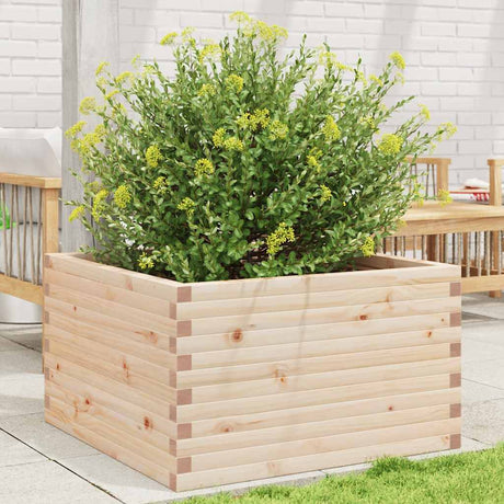 VidaXL Jardinière 80x80x46 cm bois de pin massif