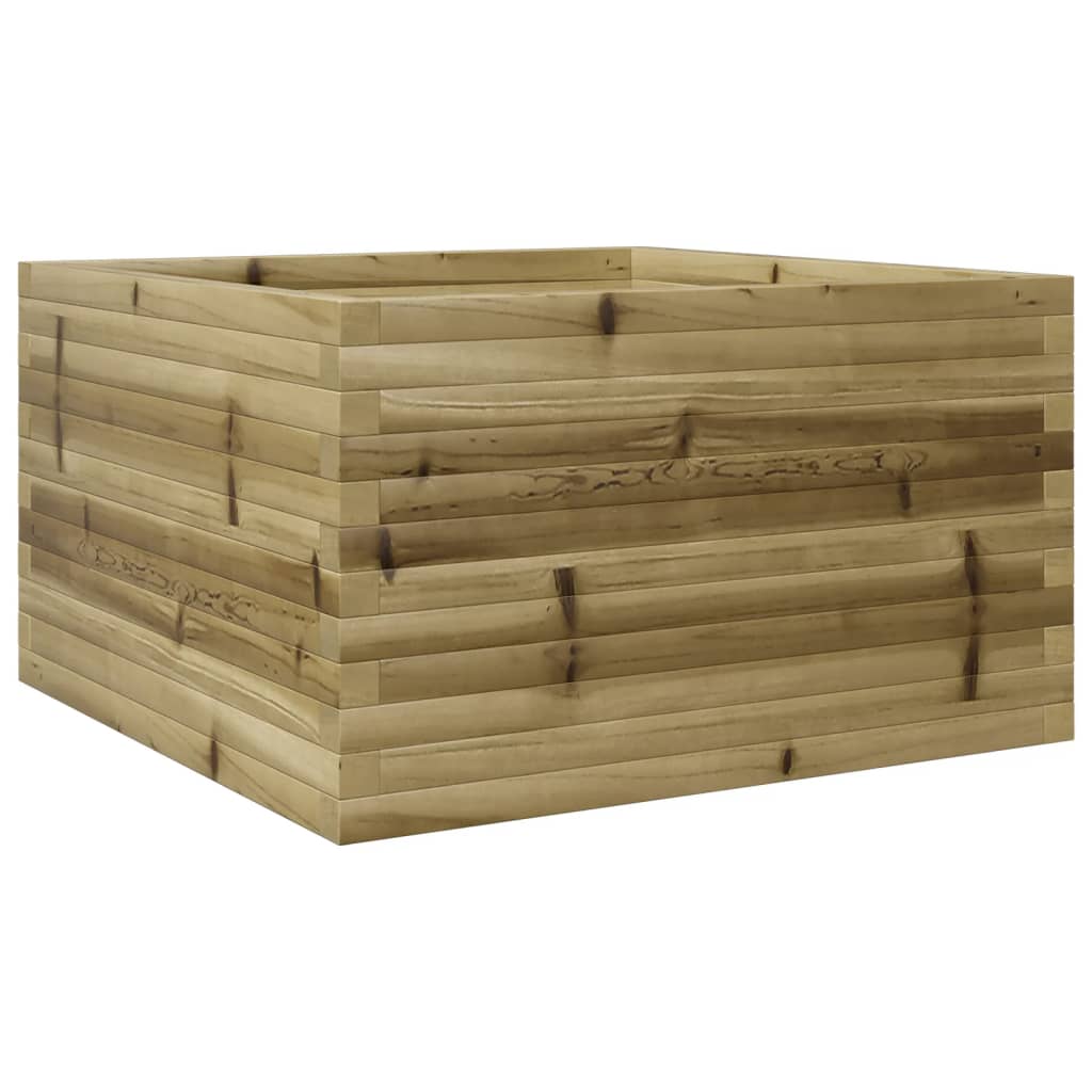 VidaXL Plantenbak 80x80x46 cm geïmpregneerd grenenhout