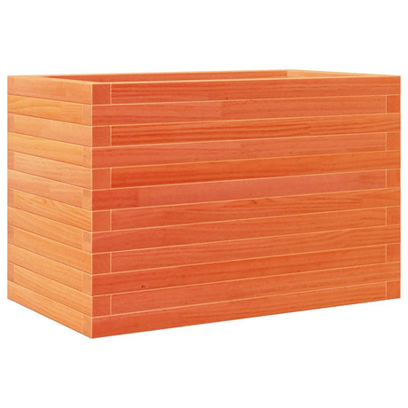 VidaXL Jardinière 70x40x46 cm bois de pin massif, marron lavé