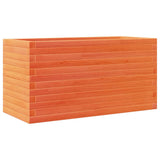 VidaXL Jardinière 90x40x46 cm bois de pin massif, marron lavé