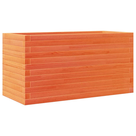 VidaXL Jardinière 90x40x46 cm bois de pin massif, marron lavé