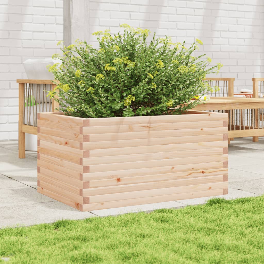 VidaXL Jardinière 90x60x46 cm bois de pin massif