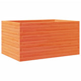 VidaXL Jardinière 90x60x46 cm bois de pin massif, marron lavé