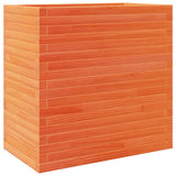 VidaXL Jardinière 70x40x68,5 cm bois de pin massif, marron lavé