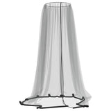 VidaXL moustiquaire pour parapluie 220 maille φ330x250 cm noir