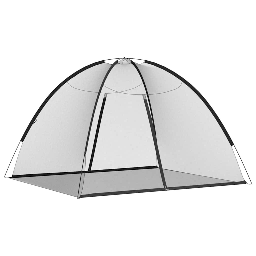 VidaXL moustiquaire avec portes Mongolie 220 maille 200x180x135 cm noir