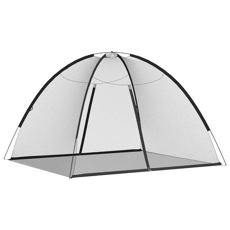 VidaXL moustiquaire avec portes Mongolie 220 maille 200x180x135 cm noir