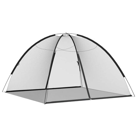 Vidaxx moustiquaire avec portes mongolie 220 maille 200x200x135 cm noir