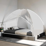 Vidaxx moustiquaire avec portes mongolie 220 maille 200x150x140 cm blanc