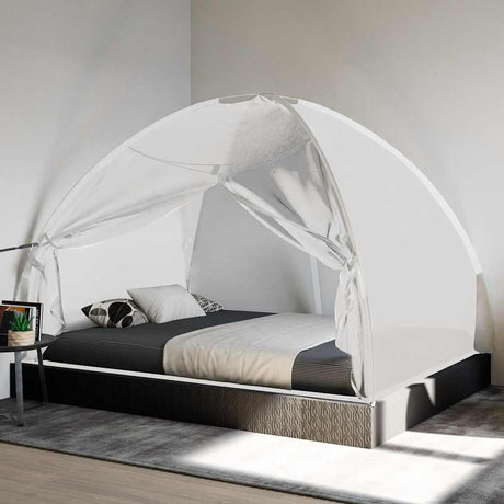 Vidaxx moustiquaire avec portes mongolie 220 maille 200x150x140 cm blanc