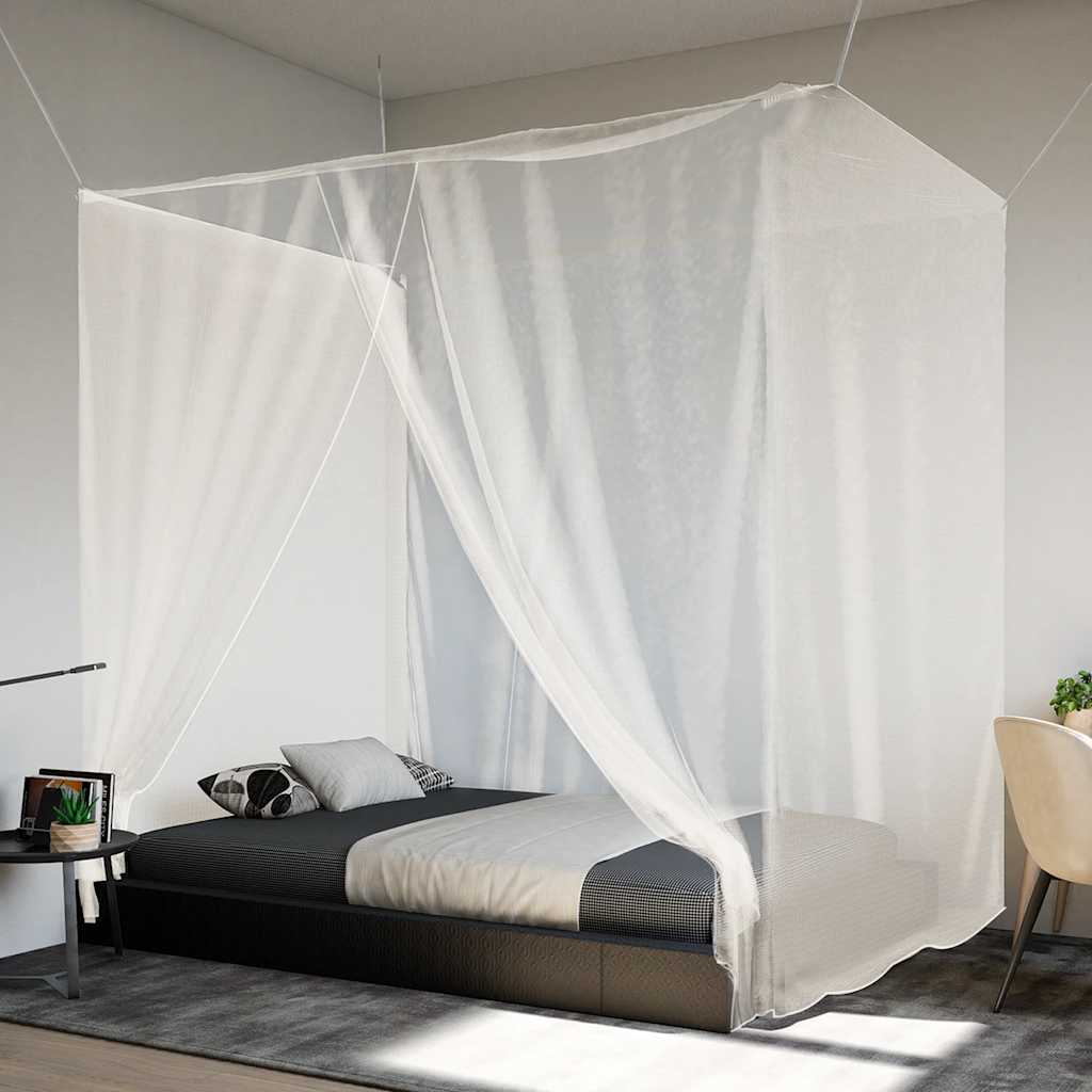 VidaXL moustiquaire suspendue 156 maille 220x200x210 cm blanc