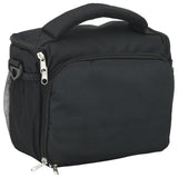 Vidaxl sac photo avec housse imperméable tissu oxford noir
