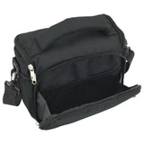 Vidaxl sac photo avec housse imperméable tissu oxford noir