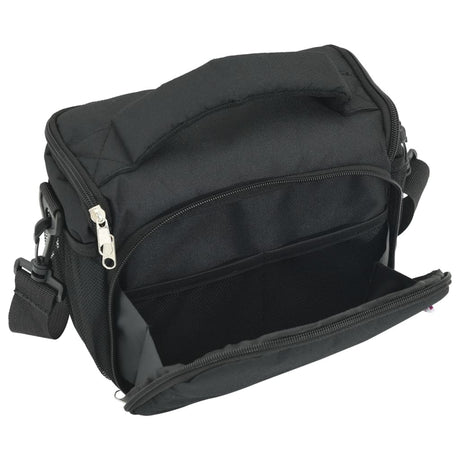 Vidaxl sac photo avec housse imperméable tissu oxford noir