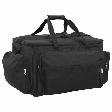 VidaXL sac de pêche tissu oxford imperméable noir