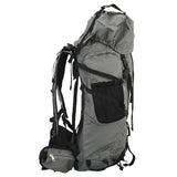 VidaXL sac à dos de randonnée 60 l tissu oxford gris