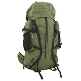 VidaXL sac à dos de randonnée 60 l tissu oxford vert armée