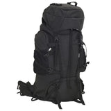 VidaXL sac à dos de randonnée 80 l tissu oxford noir