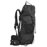 VidaXL sac à dos de randonnée 80 l tissu oxford noir