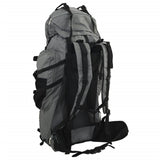 VidaXL sac à dos de randonnée 80 l tissu oxford gris
