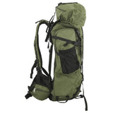 VidaXL sac à dos de randonnée 80 l tissu oxford vert armée