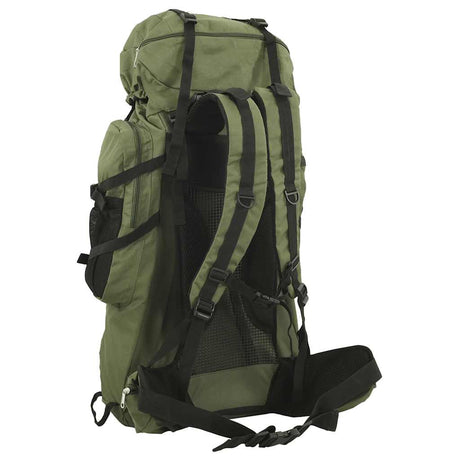 VidaXL sac à dos de randonnée 80 l tissu oxford vert armée