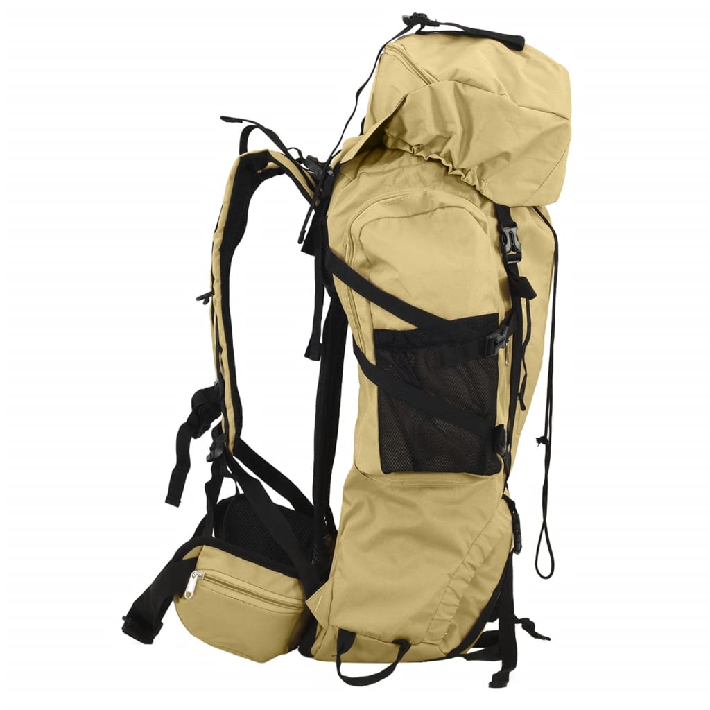 Vidaxl sac à dos de randonnée 80 l tissu oxford couleur kaki