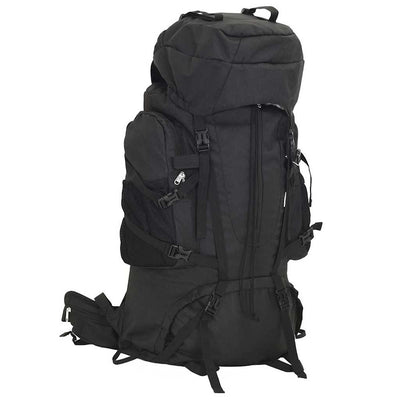 VidaXL sac à dos de randonnée 100 l tissu oxford noir