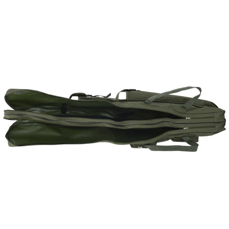 VidaXL sac de canne à pêche 160 cm tissu oxford vert foncé